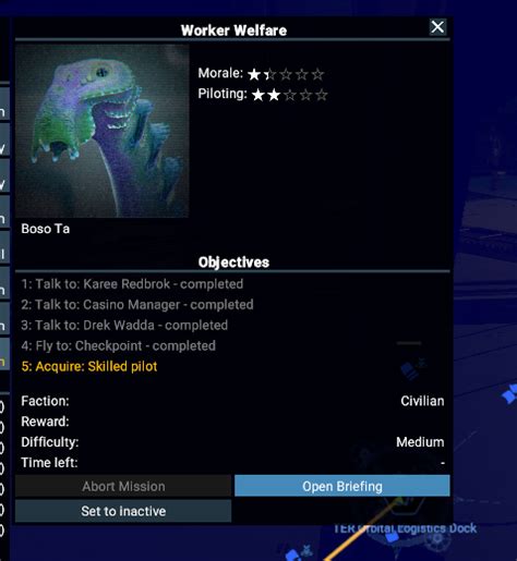 Worker's Welfare Mission :: X4: Foundations General Discussions.